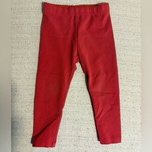 Tea Collection Red Toddler Leggings